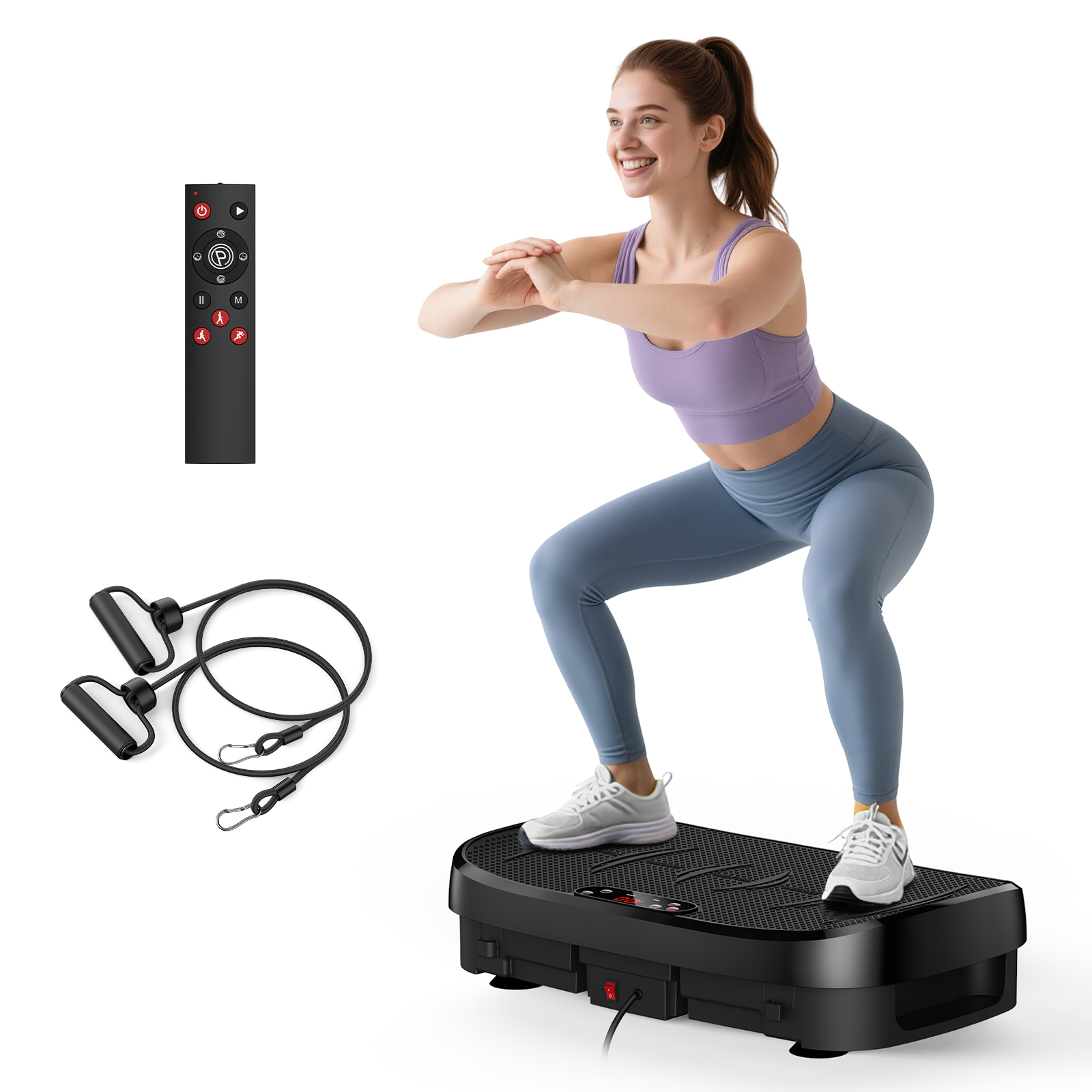Home Gym Academy - Plateforme vibrante pour brûler les graisses,