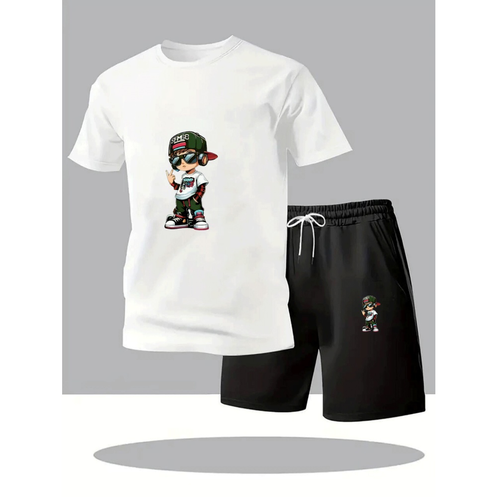 Home Gym Yoga - Ensemble T-shirt à manches courtes et