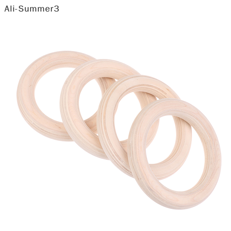 Gymnastic Rings Wooden - 2 pièces/paires anneau en bois Portable