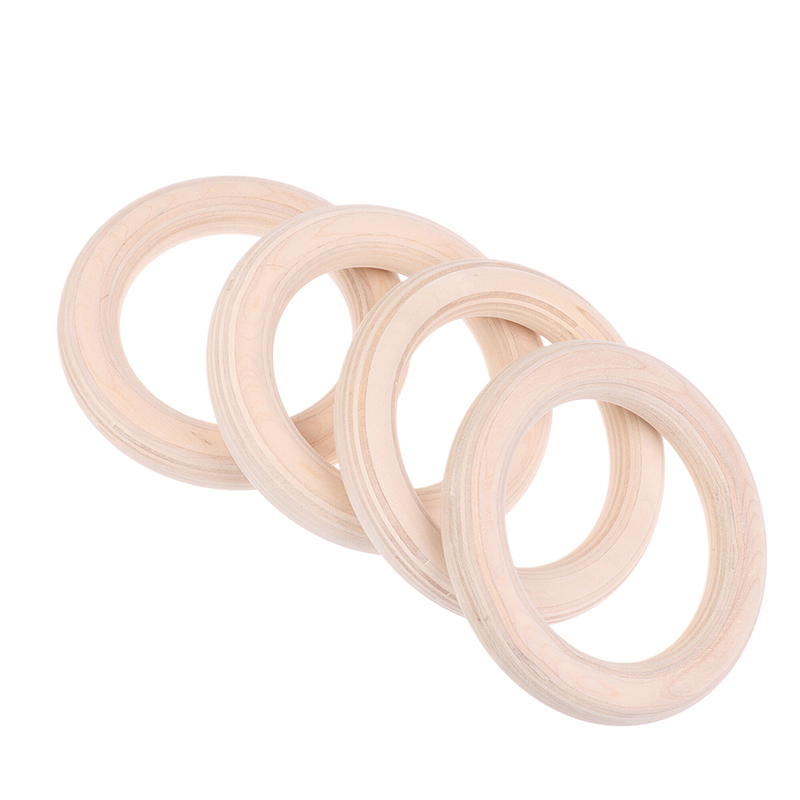 Gymnastic Rings Wooden - 2 pièces/paires anneau en bois Portable