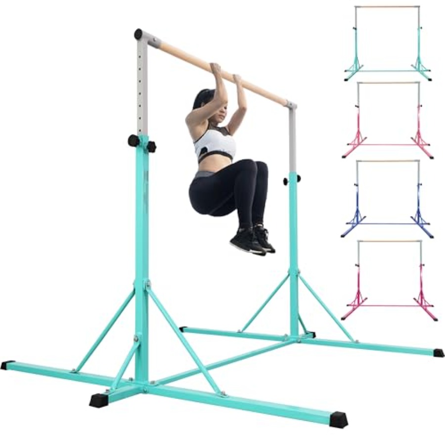 Gymnastic Rings Wooden - Barre de gymnastique pour entraînement à