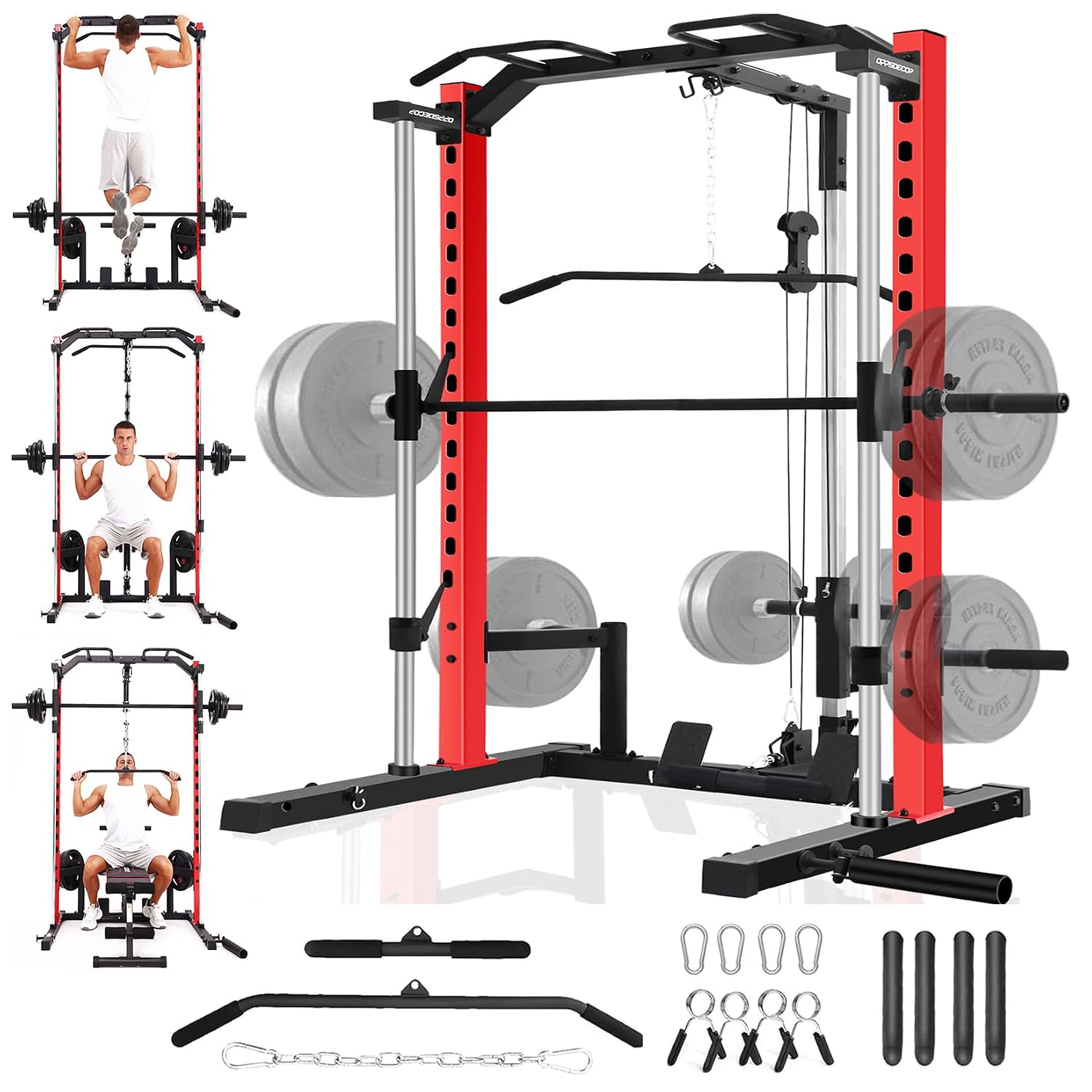 Home Gym With Smith Machine - Machine Smith tout-en-un avec barre de