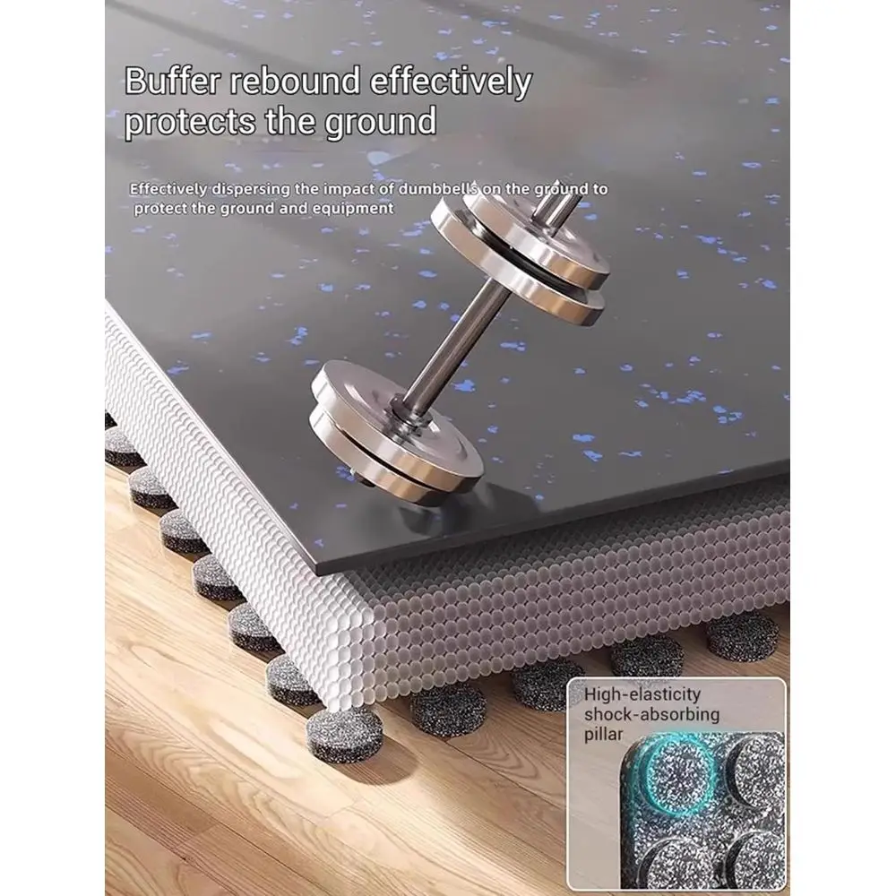 Dalles de sol en mousse emboît - Home Gym Rubber Flooring avis et prix