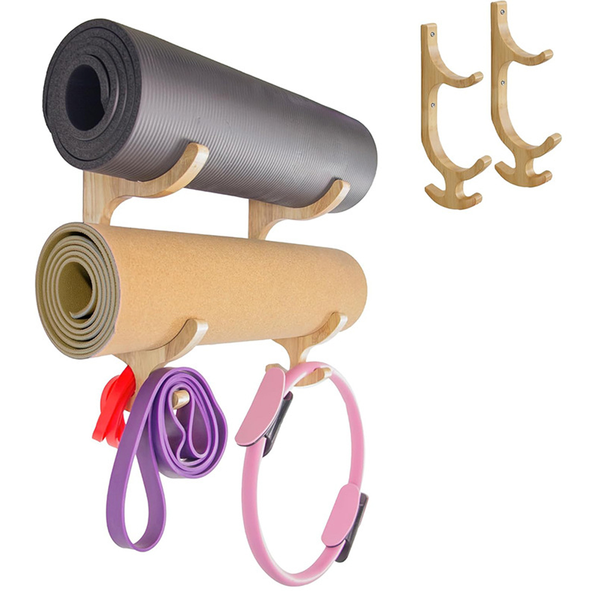 Support mural pour bandes de r - Home Gym Yoga avis et prix