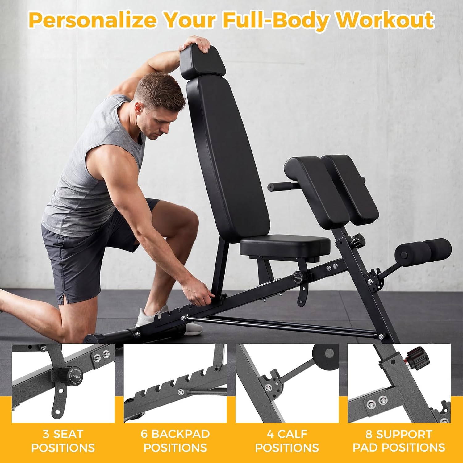 Banc de musculation réglable p - Home Gym Leg Extension Machine avis et prix