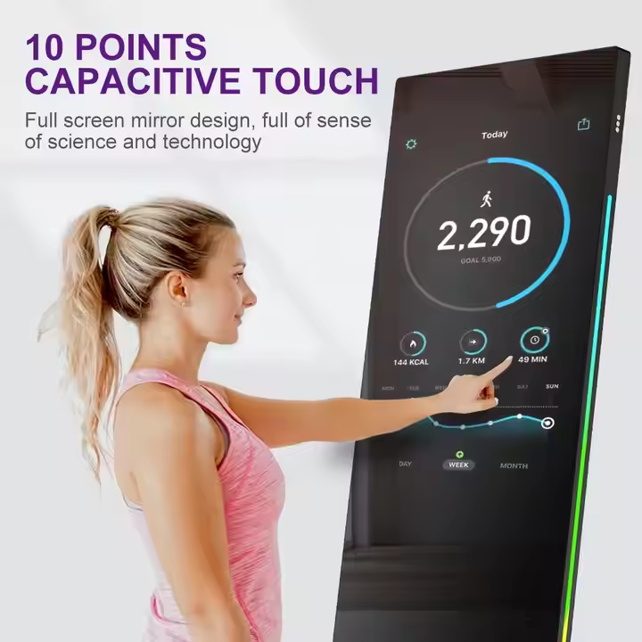 Miroir d'entraînement personne - Home Gym Rubber Flooring avis et prix