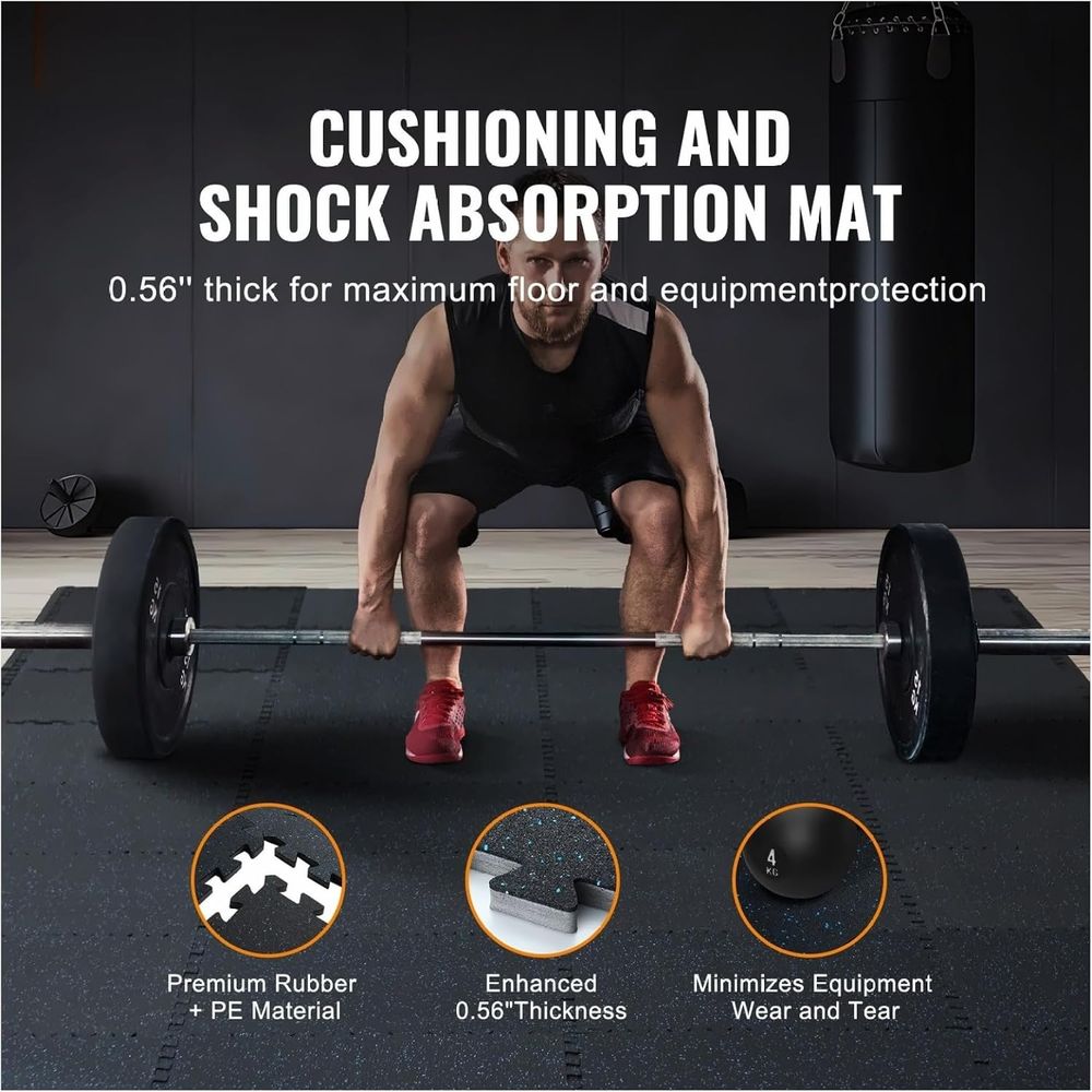 Tapis d'exercice en mousse de  - Home Gym Rubber Flooring avis et prix