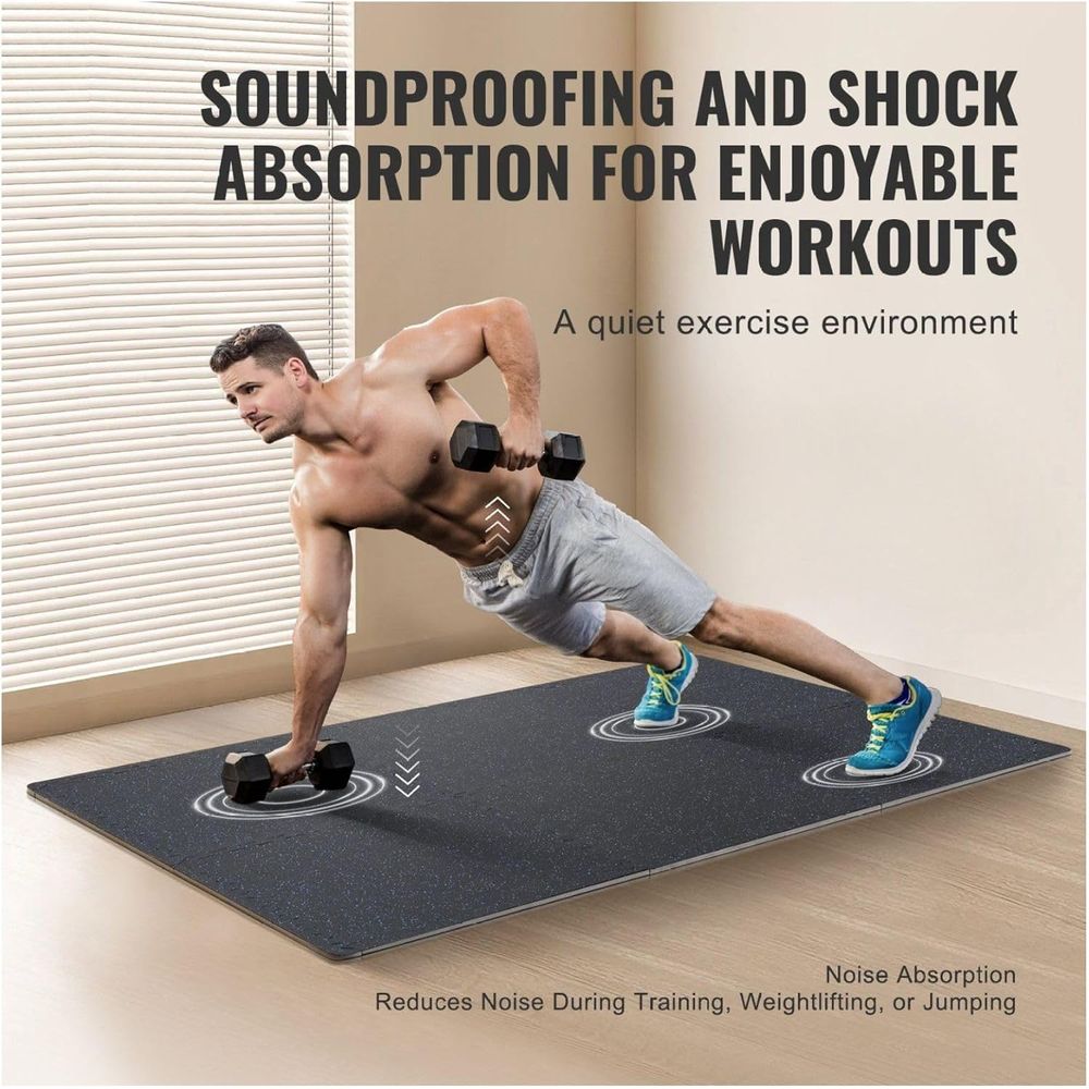 Tapis d'exercice en mousse de  - Home Gym Rubber Flooring avis et prix