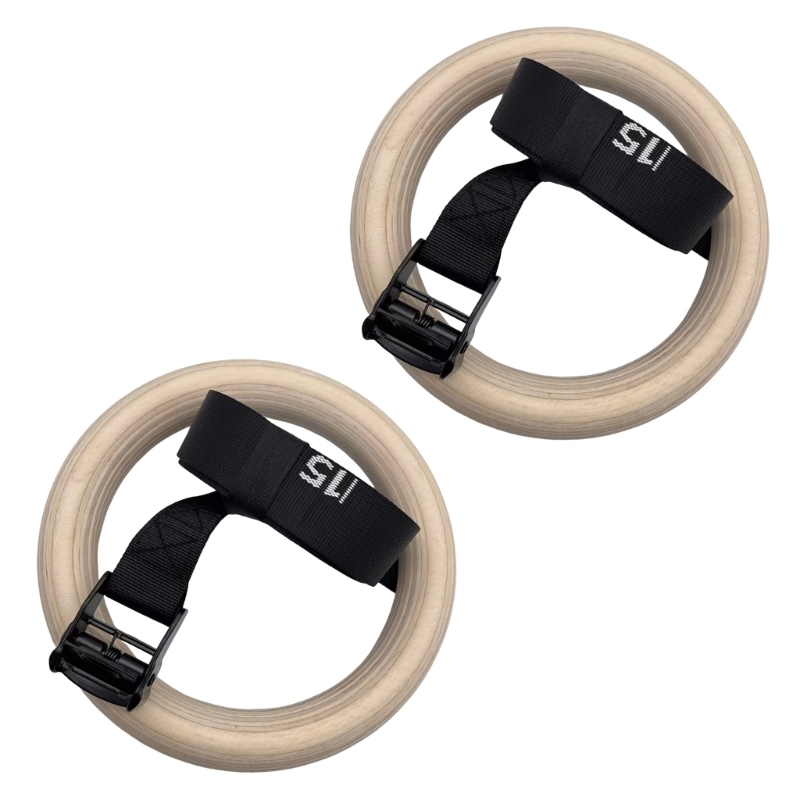 Q84C anneaux gymnastique en bo - Gymnastic Rings Wooden avis et prix