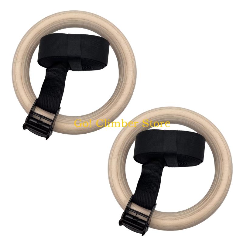 Q84C anneaux gymnastique en bo - Gymnastic Rings Wooden avis et prix