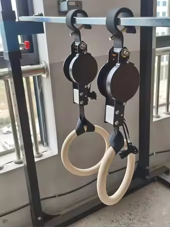 Anneaux de Fitness en bouleau, - Gymnastic Rings Wooden avis et prix