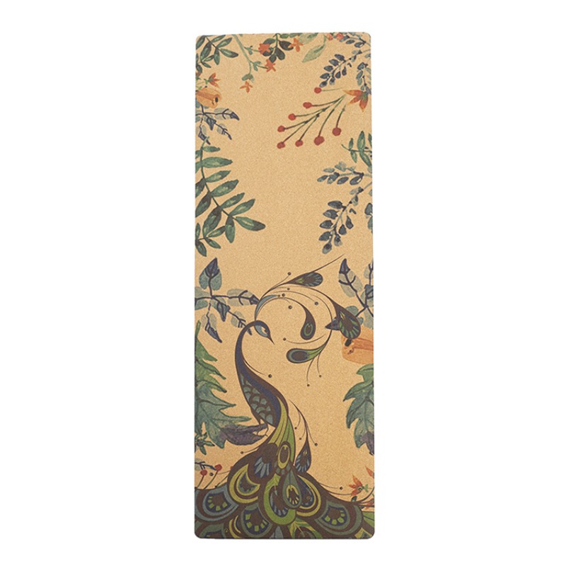 Tapis de yoga en liège imprimé - Home Gym Rubber Flooring avis et prix