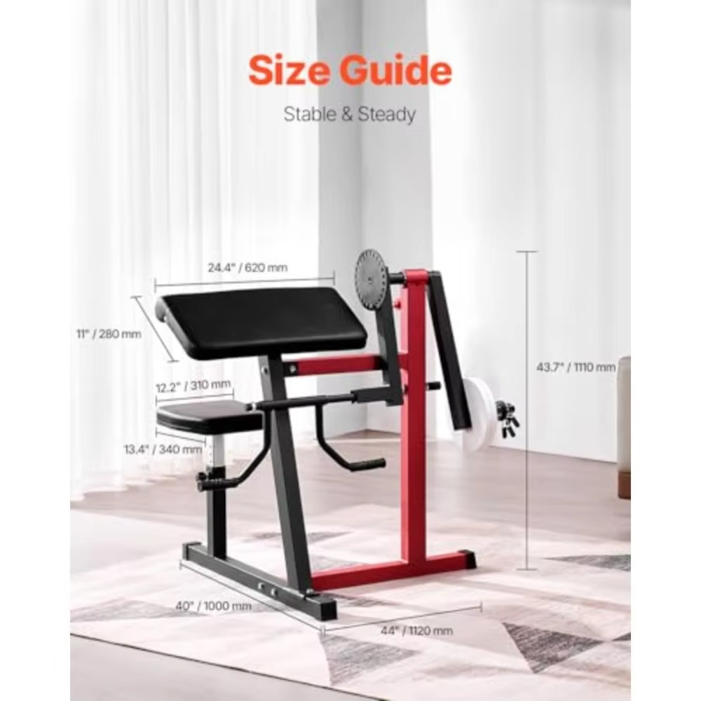 Machine à curls 2-en-1 pour bi - Home Gym Leg Extension Machine avis et prix