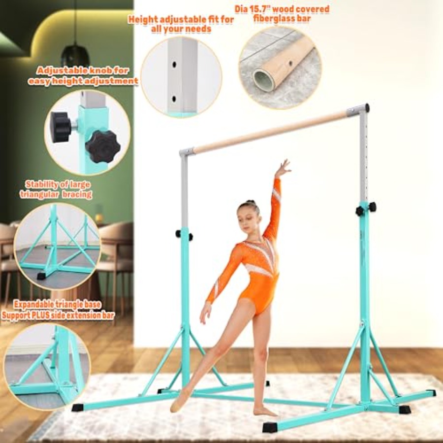 Barre de gymnastique pour entr - Gymnastic Rings Wooden avis et prix