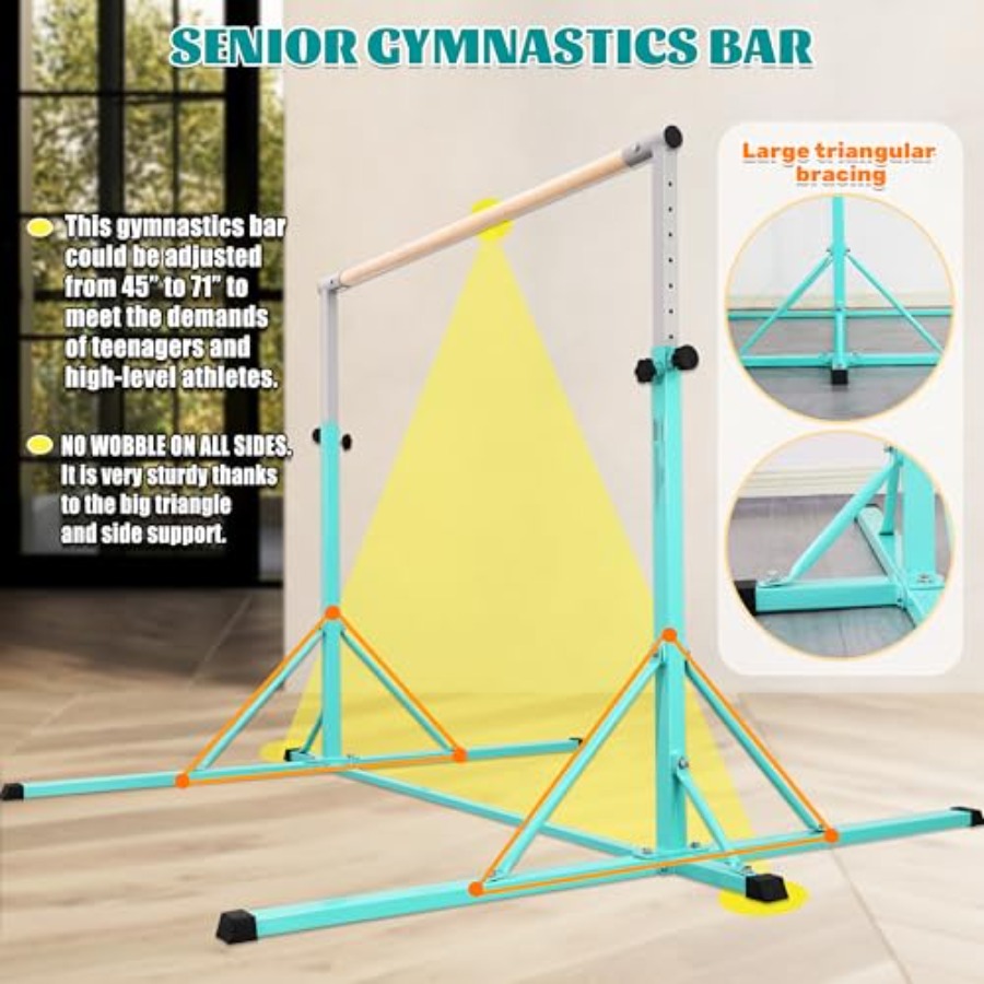Barre de gymnastique pour entr - Gymnastic Rings Wooden avis et prix