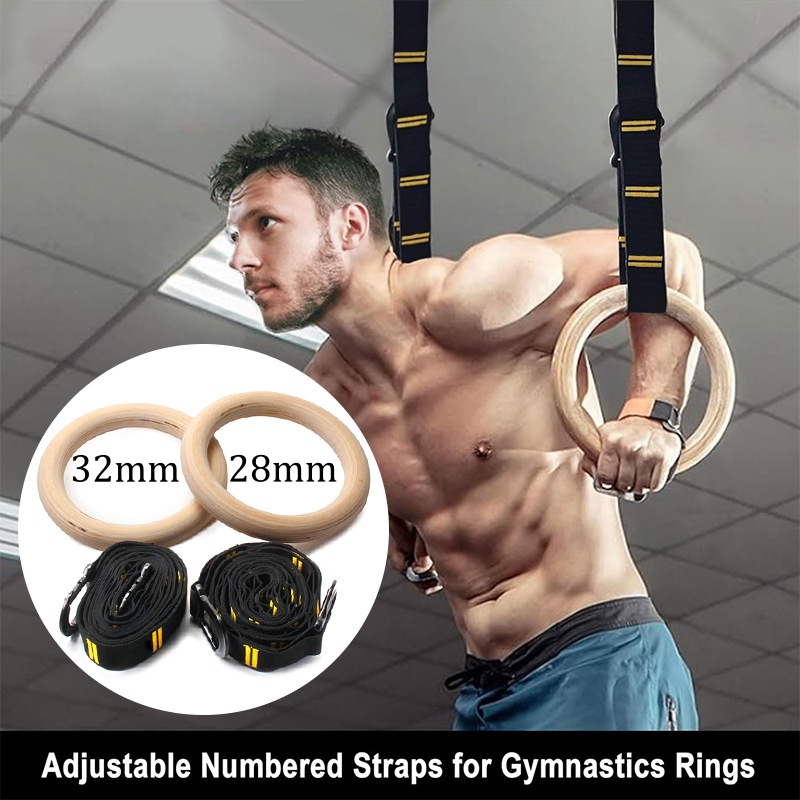 Anneaux de gymnastique de 28 m - Gymnastic Rings Wooden avis et prix
