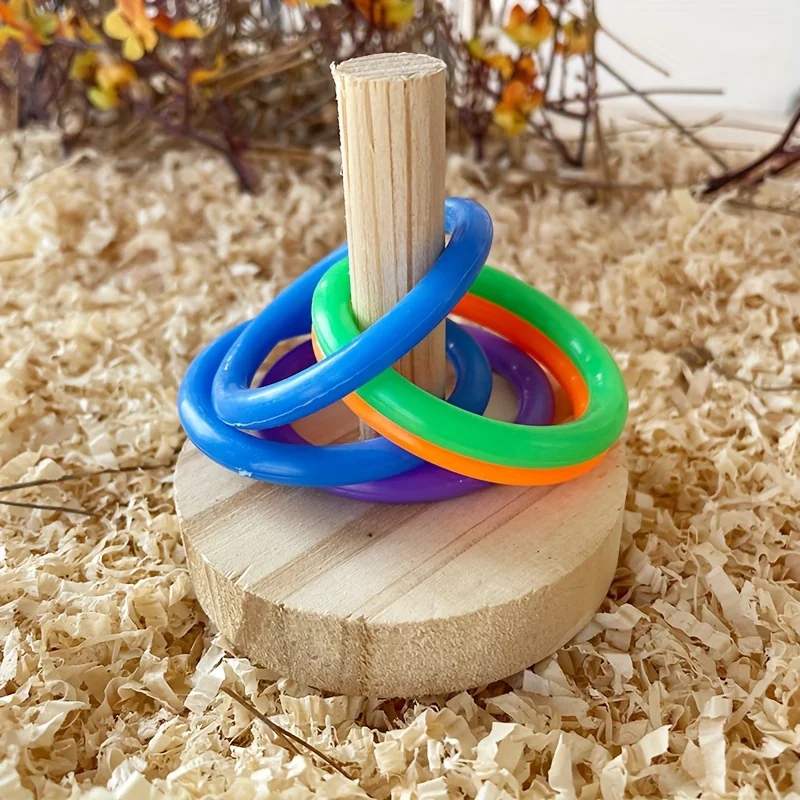 Anneau de perroquet interactif - Gymnastic Rings Wooden avis et prix