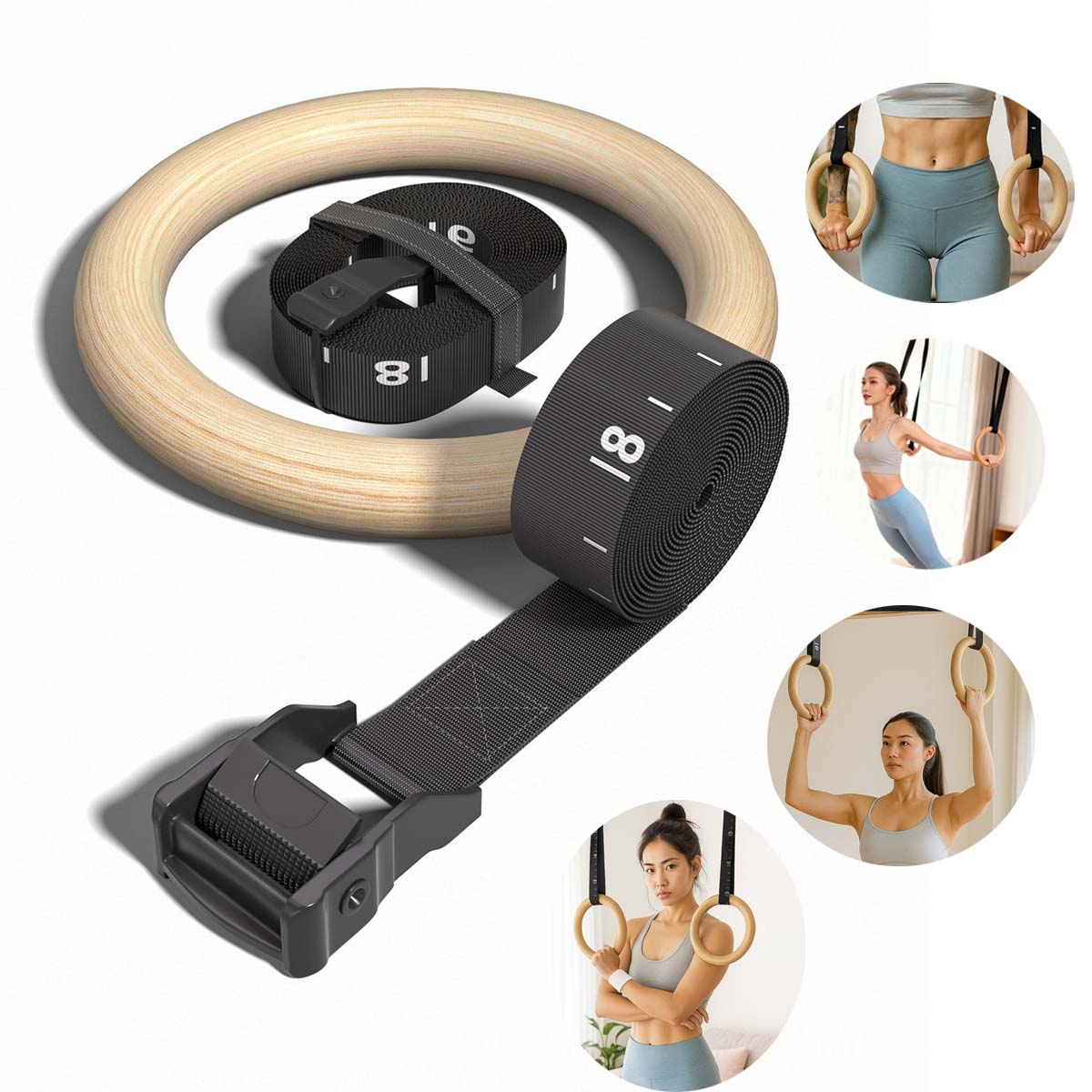 Anneaux de gymnastique en bois - Gymnastic Rings Wooden avis et prix